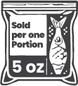 Sold per 5 oz portion