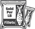 Sold per lb fillets